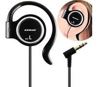 EXMAX SE35-L 3.5mm Single Side Earphone Earbud One Ear Headphone for EX-200N EX-100 Wireless Tour Guide System Receiver Radio Podcast Laptop MP3/4 Tablet PC YouTube Skype (Left)