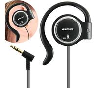 EXMAX SE35-RSE Wired Single Headphones 3.5mm Right-Side Earphone One Ear Ear-Hook Headphone for EXD-101 ATG-100T Wireless Tour Guide Receiver Radio Podcast Laptop MP3 Ear Bud (Right-Side Earphone)