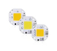 EXMOCIS 3pcs High Power 100W 70W 50W COB LED Chip 220V 110V LED COB Chip Free diode for Headlight Floodlight Smart IC No Need Driver-220V_Cold White_50W