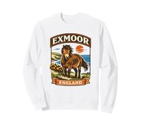 Exmoor England Wild Pony Coastal Vintage Graphic Sweatshirt