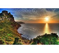 Exmoor National Park 1000 Piece Jigsaw Puzzle for Adults Classic Puzzle Difficult Puzzle Animals Landscape Puzzle DIY Educational 38x52CM