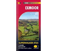 Exmoor Superwalker XT25 Map (1:25,000 scale)