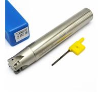 EXN03R CNC Milling Cutter Head Hi-feed Milling Cutter Head 160L Shnk Fast Feed For Fast Forward Can Hold LNMU0303ZER-MJ Inserts(EXN03R 25-25-160L-4T)