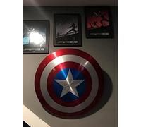 EXNOT Medieval Captain Avenger Metal Shield Replica 75th Anniversary Red