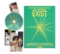 EXO - 7th Album [EXIST] (Photo Book Ver. - O Ver.) Cover + Photo Book + Photomatic + Bookmark + Post Card + CD-R + Photo Card + 4 Extra Photocards