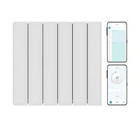 Exo Aluminum Wifi Electric Panel Heater/Smart Radiator + Timer, Thermostat, Energy Saving, Ceramic Core, Voice Control, Wall Mounted (1500W)
