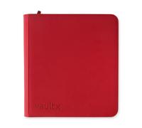 Exo-Tec Zip Binder - 12-Pocket - Fire Red