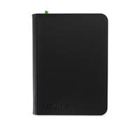 Vault X 9 Pocket Zip Binder, 360 Cards, Exo-Tec Material, 20 Side-Loading Pages (Black)