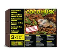 Exo Terra Coco Husk Brick : 3 x 7 L Pack Size 3 x 7 L