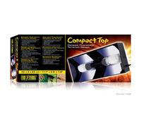 Exo Terra Compact Fluorescent Canopy Double 45cm