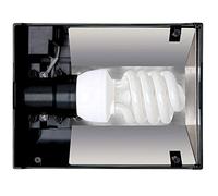 Exo Terra Compact Top, terrarium cover, nano, for 1 lamp, with reflector, 20 x 9 x 15cm, E27 socket, black
