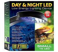 Exo Terra Day and Night LED Light Fixture Small (14 white/1 blue LED) Small