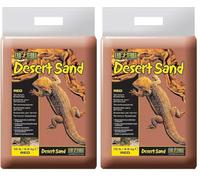 Exo Terra Desert Sand, 10-Pound, Red for All Breed Sizes (Pack of 2)