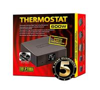 Exo Terra Thermostat 600W Dual Sockets Day/Night One Colour