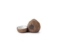 Exo Terra Hide & Water Dish – Tiki Coconut – Brown – 14 x 23 x 14 cm