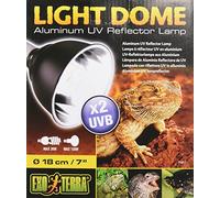 Exo Terra Light Dome Fixture 14 cm | For UVA & UVB Bulbs. For Amphibians & Invertebrates