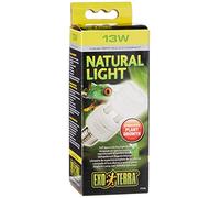 Exo Terra Natural Light, full spectrum daylight lamp, compact lamp with ideal daylight spectrum for all reptiles and amphibians, 13W, E27 socket (Pack of 1)