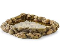 Exo Terra Reptile Corner Water Dish, Brown, Large