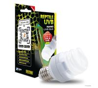 Exo Terra Reptile UVA/UVB Compact Nano Bulb, 9w | Reptile Light for Nano & Mini Terrariums. Vitamin D3 Support.
