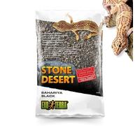 Exo Terra Stone Desert, Natural Landscaping Terrarium Substrate, Black, 5kg