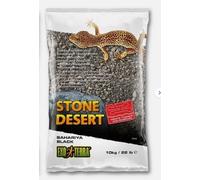 Exo Terra Stone Desert Substrate 10kg Bahariya Black Reptile Vivarium Soil