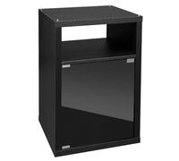Exo Terra Terrarium Cabinet Black Stand Durable for Reptile Enclosure Glass Door