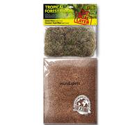 EXO TERRA TROPICAL FOREST FLOOR VIVARIUM REPTILE SUBSTRATE DUAL LAYER 2 SIZES