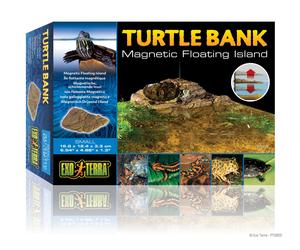 Exo Terra Turtle Bank Terrapin Floating Island with Magnet Basking Spot Platform
