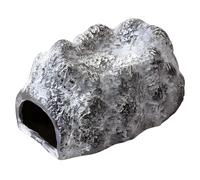 Exo Terra Reptile Cave Wet Rock - Moisture Retaining Ceramic - Grey, Large