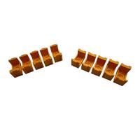 Exoda 10 x bracket for 10-pin Wago terminals type 221-420 pluggable for flexible electrical installations and connection technology in any project.