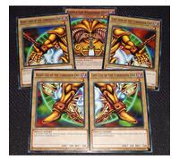 Exodia the Forbidden One - YuGiOh Legendary Decks II Yugi's God Card Complete Set LDK2-ENY04, LDK2-ENY05, LDK2-ENY06, LDK2-ENY07, LDK2-ENY08
