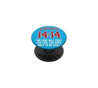 Exodus 14:14 | The Lord Will Fight for You | Bible Faith PopSockets Adhesive PopGrip