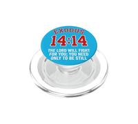 Exodus 14:14 | The Lord Will Fight for You | Bible Faith PopSockets PopGrip for MagSafe