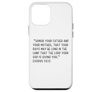 Exodus 20:12 Honor your father and your mother, that your Case for iPhone 12 mini
