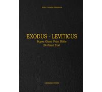 Exodus - Leviticus: Super Giant Print Bible 24-Point Text HARDCOVER