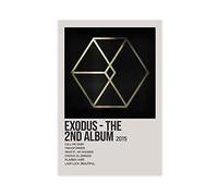Exodus - The 2nd Album By EXO Music Singer Poster Cover 1 Canvas Poster Wall Art Decor Print Picture Paintings for Living Room Bedroom Decoration Unframe:16x24inch(40x60cm)