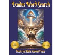 Exodus Word Search: Word Search Puzzles With Easy to Read Print About the Bible | 8.5x11 Inches, 125 Pages| 100 Puzzles...Unique Gift for Bible ... Memory Boosting, For Adults, Seniors & Teens