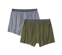 ExOfficio Men's Give-N-Go 2.0 Boxer 2 Pack, Steel Onyx/Nori, S