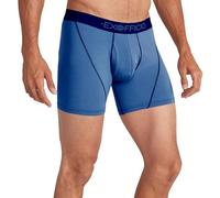 ExOfficio Men's Give-n-go Sport 2.0 Boxer Brief-Cool and Breathable Underwear for Active, Lagoon/Steel Blue, L