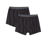 ExOfficio Men's Standard Give-n-go 2.0 Boxer 2 Pack, Black, S