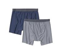 ExOfficio Men's Standard Give-N-Go 2.0 Boxer Brief (Pack of 2), Navy/Steel Onyx, Medium