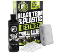 ExoForma Black Trim Restorer - Unique Dye-Infused Formula Lasts 6+ Months - Restores Factory Black to Plastic Trim - Protects Against UV Rays, Helps Conceal Scratches & Scuff Marks - Works in Seconds