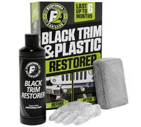 ExoForma Black Trim Restorer - Unique Dye-Infused Formula Lasts 6+ Months - Restores Factory Black to Plastic Trim - Protects Against UV Rays, Helps Conceal Scratches & Scuff Marks - Works in Seconds