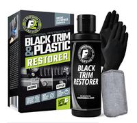 ExoForma Black Trim Restorer - Unique Dye-Infused Formula Lasts 6+ Months - Restores Factory Black to Plastic Trim - Protects Against UV Rays, Helps Conceal Scratches & Scuff Marks - Works in Seconds