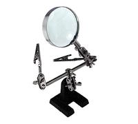 EXOGUN Drill Press Vise Third Hand Soldering Iron Stand Helping Clamp Vise Clip Magnifying Glass Tool Drill Press Woodworking Fixed Table