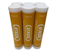 EXOL LITHIUM EP2 GREASE, A BOX OF 6 X 400GM MULTIPURPOSE GREASE CARTRIDGES FOR STANDARD GREASE GUNS