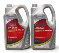 EXOL PROGEAR HD GEAR OIL 80W90 2 X 5LTR, A MINERAL MULTIGRADE GEAR OIL FOR MANY GEARBOXES AND DIFFERENTIALS IN PASSENGER CARS AND COMMERCIAL VEHICLE SPECIFICATION GL4 GL5