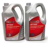 EXOL SYNTHETIC 2 STROKE OIL 2 X 5LTR, A FULLY SYNTHETIC RACING 2 STROKE OIL USING THE VERY LATEST ADDITIVE TECHNOLOGY MEETING THE FOLLOWING SPECIFICATIONS JASO FD API TC