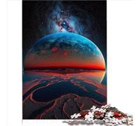 Exoplanet Kepler Jigsaw Puzzles for Adults Gifts 1000 Pieces Jigsaws Wood Puzzle Jigsaw Puzzles for Adults with Matching Poster and Trivia Sheet 1000pcs（50x75cm）