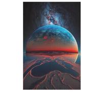 Exoplanet Kepler Wooden Puzzles for Adults,1000 Piece,Jigsaw Puzzle for Teens Brain Challenge 78×53cm